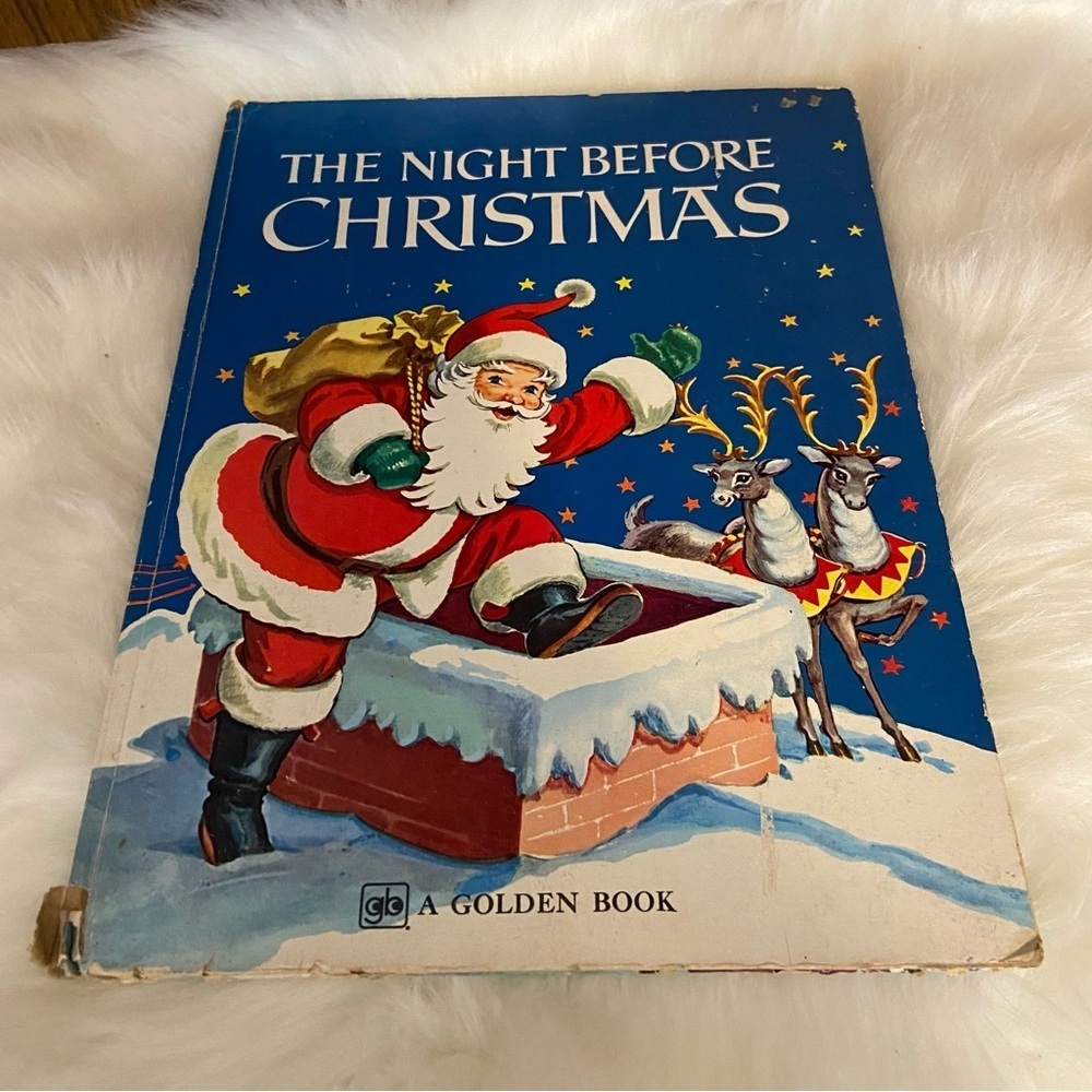 🛍️3/$30 Vintage 1979 The Night Before Christmas hardcover book